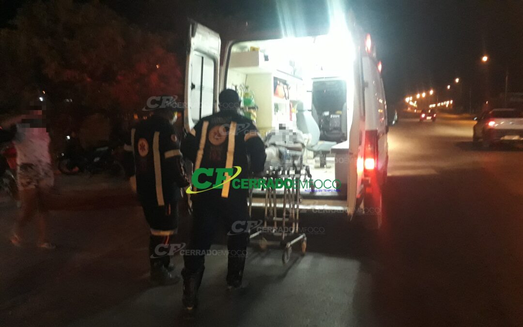 LEM: Motociclista fica ferido após colidir contra veículo na Avenida Salvador.