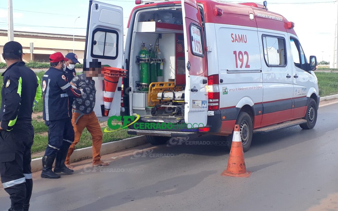 LEM: SAMU socorre homem que tentou contra a própria vida às margens da BR-242.